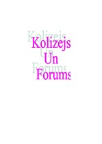 Конспект 'Romas Kolizejs un Forums', 1.