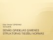 Презентация 'Senās Grieķijas domātāju ietekme uz tiesībām', 1.