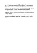 Образец документа 'Writing a Personal Statement and a Letter of Application', 2.