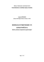 Реферат 'Biomasas pārstrāde un izmantošana', 1.