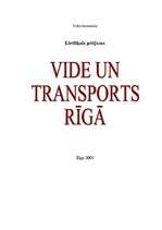 Реферат 'Vide un transports Rīgā', 1.