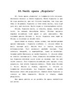Эссе 'Dž.Verdi opera "Rigoleto"', 1.
