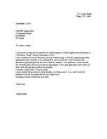 Образец документа 'Job Application Letter and CV', 1.