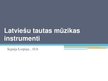 Презентация 'Latviešu tautas mūzikas instrumenti, prezentācija', 1.
