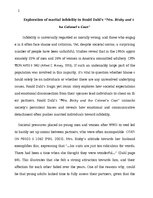 Эссе 'Exploration of marital infidelity in Roald Dahl’s “Mrs. Bixby and the Colonel’s ', 1.