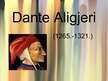 Презентация 'Dante Aligjēri', 1.