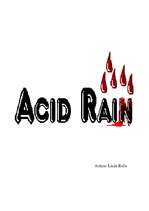 Реферат 'Acid Rain', 1.