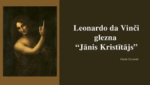 Реферат 'Leonardo da Vinči glezna "Jānis Kristītājs"', 1.