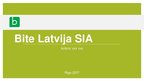 Презентация 'SIA "Bite Latvija" analīze', 1.