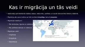 Презентация 'Iedzīvotāju migrācijas problēma Latvijā', 3.