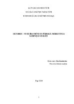 Конспект 'Oktobris – veselības mēnesis Jūrmalā: mārketinga kampaņas analīze', 1.