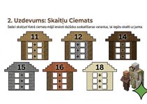Презентация 'Matemātika ar Minecraft varoņiem: zināšanu pārbaudes uzdevumi 1.–2. klasei', 3.