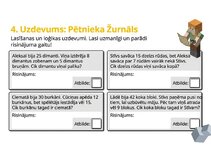 Презентация 'Matemātika ar Minecraft varoņiem: zināšanu pārbaudes uzdevumi 1.–2. klasei', 5.