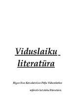 Реферат 'Viduslaiku literatūra', 1.