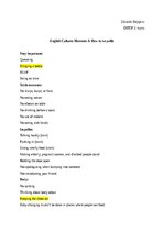 Конспект 'English culture - manners & how to be polite', 1.