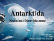 Презентация 'Antarktīda, lielie ģeogrāfiskie atklājumi', 1.