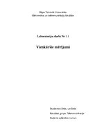 Конспект 'Vienkāršie mērījumi', 1.