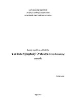 Реферат 'YouTube Symphony Orchestra - Crowdsourcing metode', 1.