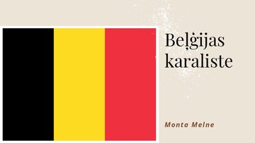 Презентация 'Beļģijas karaliste', 1.