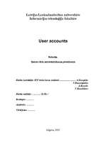 Реферат 'Lietotāju konti	(User accounts)', 2.