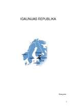 Конспект 'Igaunijas Republika', 1.