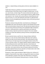 Эссе 'The Charm of Architecture: Modern vs. Traditional Buildings', 2.