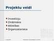 Презентация 'Projekta organizācija un vadība, projekta pieteikuma izstrāde', 9.
