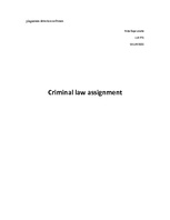 Эссе 'Criminal Law Assignment', 2.