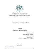 Образец документа 'Četru stāvu ēkas projektēšana', 1.