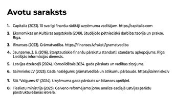 Презентация 'Aktīvi, saistības un pašu kapitāls', 13.