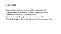 Презентация 'Būvdarbu procesi un operācijas', 14.