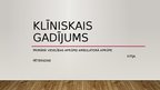 Презентация 'Klīniskais gadījums ambulatorā nodaļa', 1.