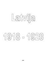 Реферат 'Latvija laika posmā no 1918. līdz 1920.gadam', 1.
