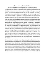 Эссе 'The systematic inequality in Brazilian favelas. The Case of Pedro Paulo in Donna', 1.