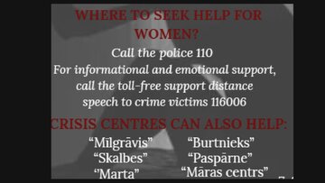 Презентация 'Violence against women In Latvia', 10.