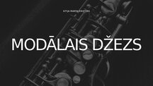Презентация 'Modālais Džezs', 1.