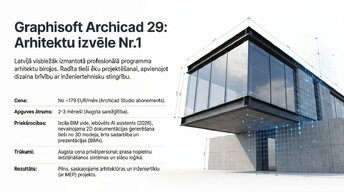 Презентация 'Labākās profesionālās programmas privātmājas projektēšanai Latvijā', 7.