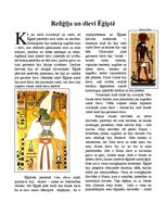 Конспект 'Ēģiptiešu reliģija un kultūra', 4.