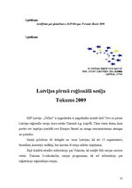Реферат 'Eiropas Jauniešu parlaments un Latvijas pirmās reģionālās sesijas plānošana', 25.