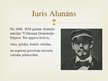 Презентация 'Juris Alunāns', 3.