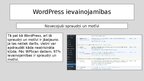 Презентация 'WordPress ievainojamības', 12.