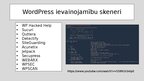 Презентация 'WordPress ievainojamības', 19.