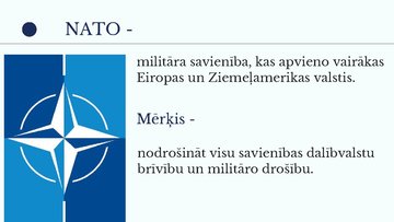 Презентация 'NATO - Ziemeļatlantijas Līguma organizācija', 2.