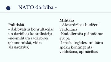 Презентация 'NATO - Ziemeļatlantijas Līguma organizācija', 9.