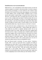 Эссе 'Rūdolfs Blaumanis un viņa devums latviešu literatūrā', 1.