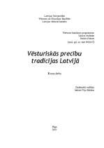 Реферат 'Vēsturiskās precību tradīcijas Latvijā', 1.