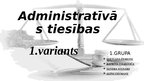 Образец документа 'Grupas darbs studiju priekšmetā „Administratīvās tiesības”', 14.