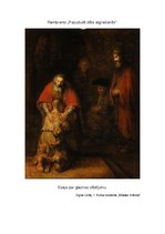 Эссе 'Rembranta gleznas "Pazudušā dēla atgriešanās" vēstījums', 1.