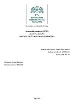Образец документа 'Materiāla blīvums un makrostruktūra', 1.