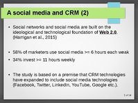 Презентация 'Modelling CRM in a Social Media Age', 5.